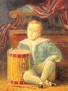 Armand Palliere Pedro II of Brazil, aged 4 oil painting on canvas
